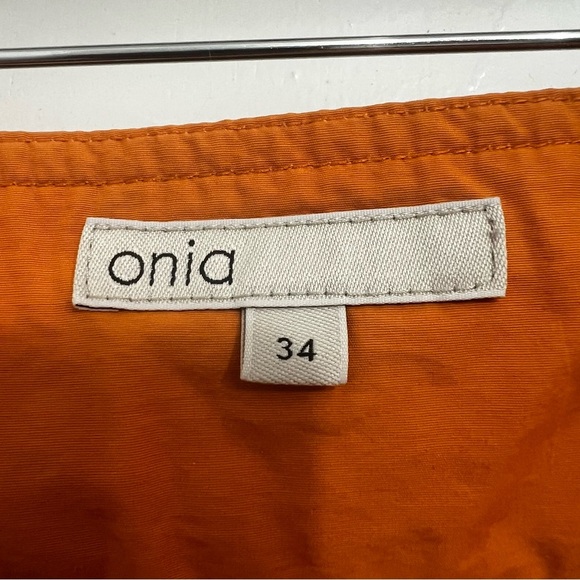 Onia Men’s 34 Orange Lightweight Quick Dry Resort Board Shorts Swim Trunks - Picture 6 of 7